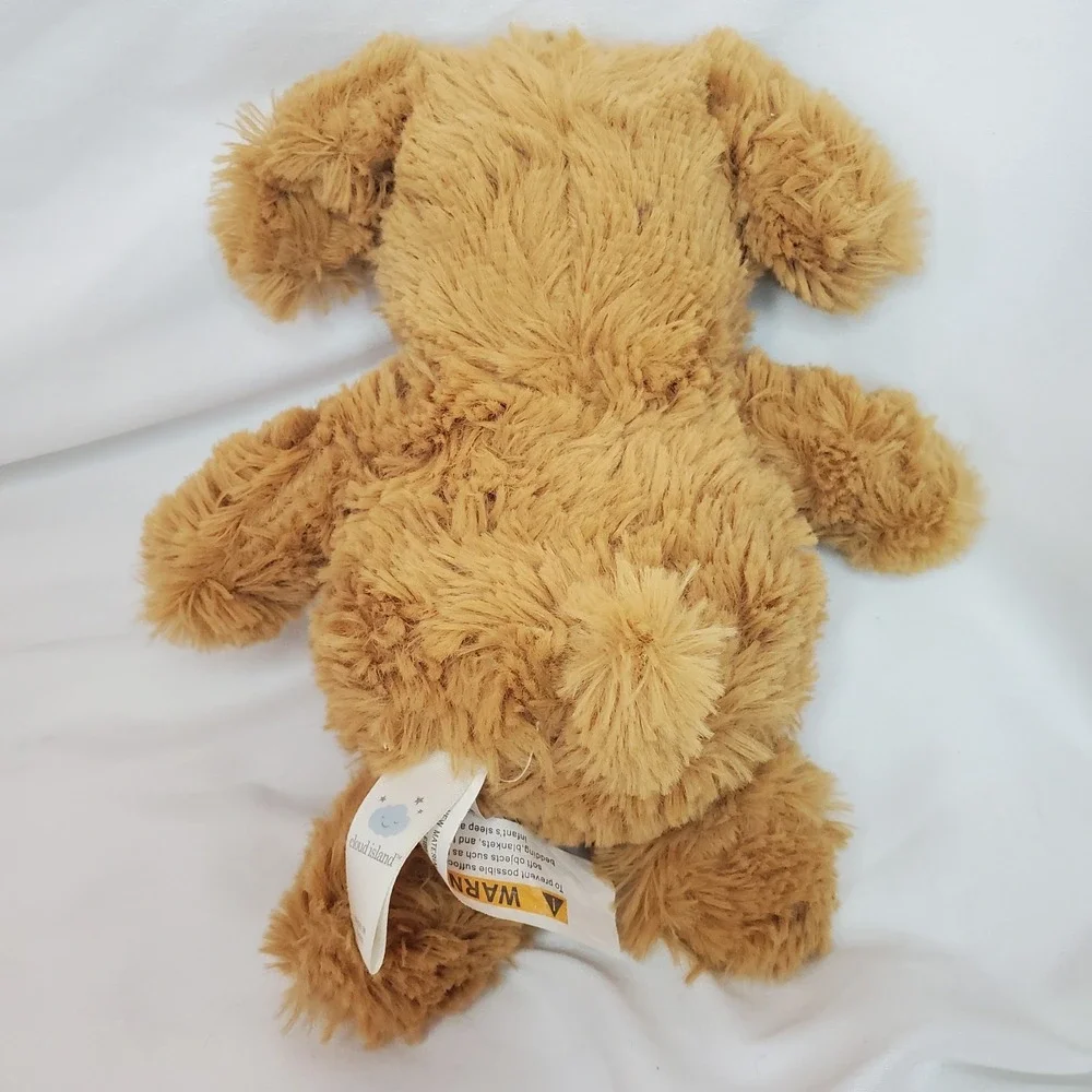 Cloud Island Brown Golden Doodle Stuffed Plush Puppy Dog Animal Rattle Target 8